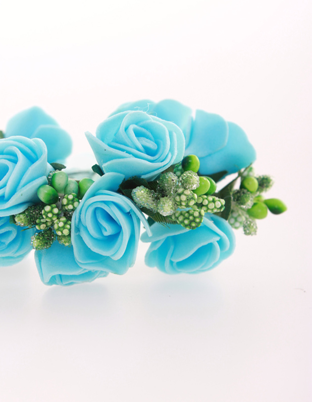 Rochelle Bridesmaid Corsage in Baby Blue